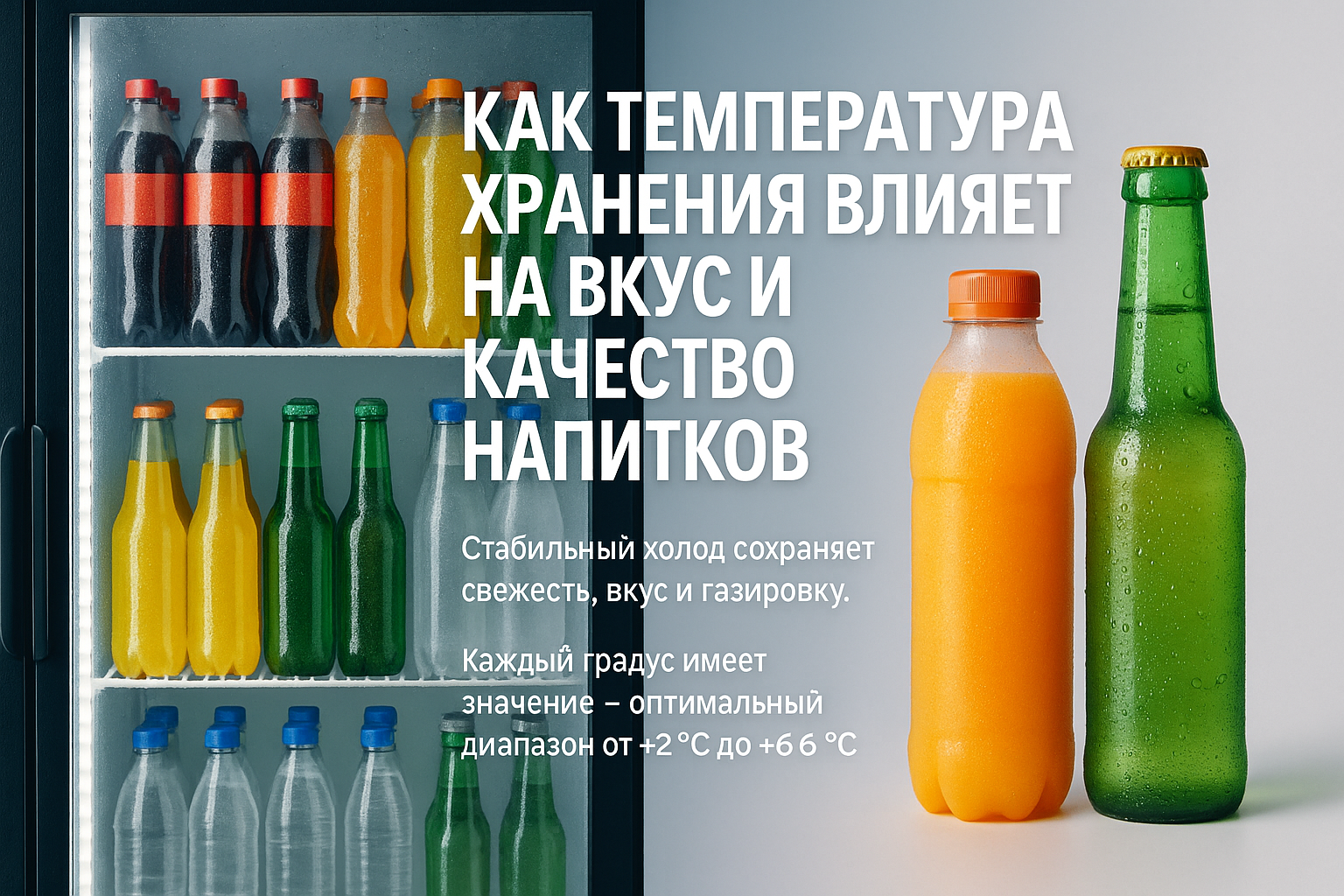Как температура хранения влияет на вкус и качество напитков